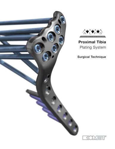 A.L.P.S.&reg; Proximal Tibia Plating System