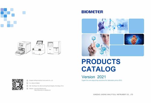 BIOMETER Product Catalogue
