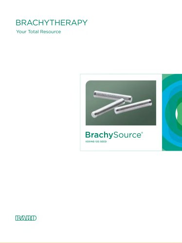 BRACHYSOURCE&reg; Iodine 125 Brochure