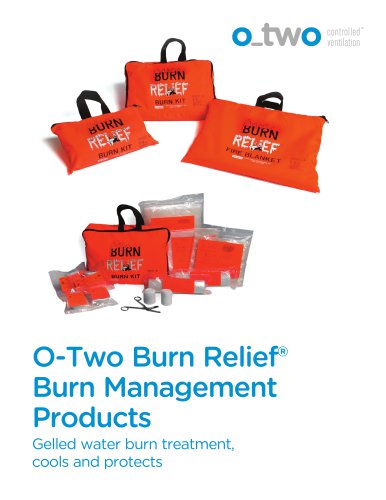Gelled water burn treatment,  cools and protects