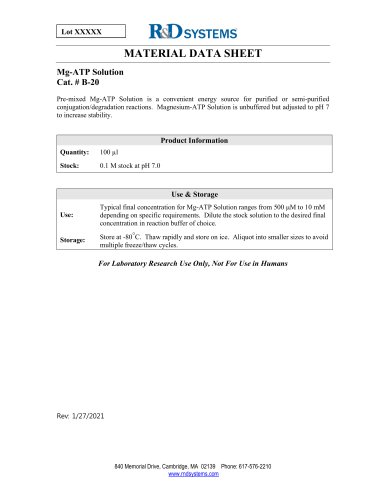 Mg-ATP Solution