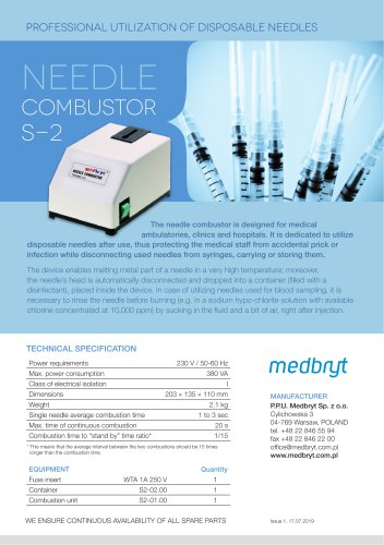 NEEDLE COMBUSTOR S-2