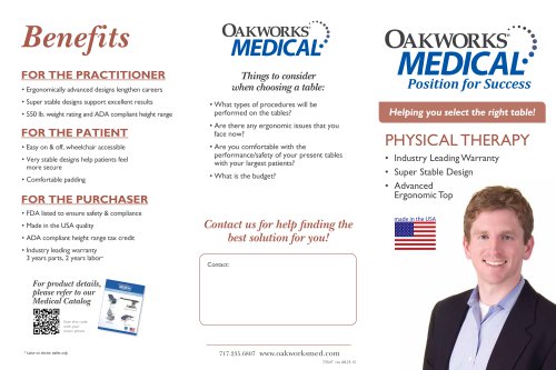 Oakworks PT Trifold Brochure