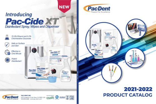 Pac-Dent 2021 - 2022 Product Catalog