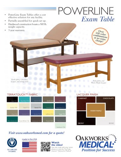 POWERLINE Exam Table
